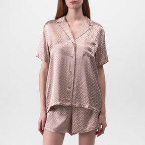 Women's BW Mono Monogram Pyjama Shirt Set