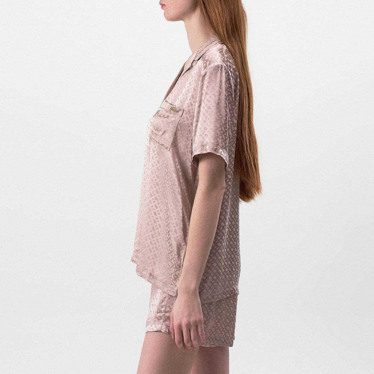 Women's BW Mono Monogram Pyjama Shirt Set