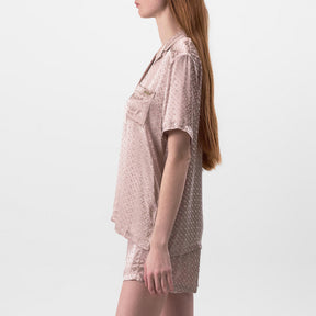 Women's BW Mono Monogram Pyjama Shirt Set