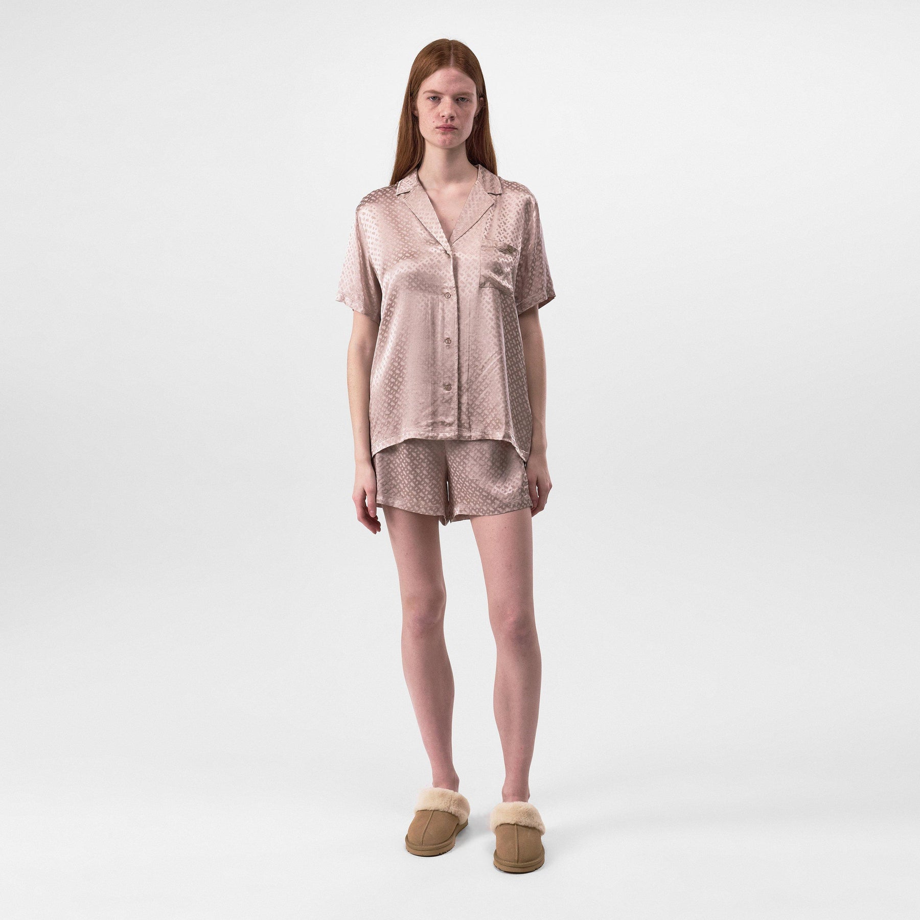 Women's BW Mono Monogram Pyjama Shirt Set