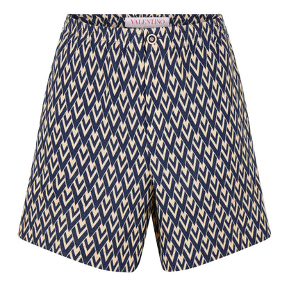 V Emblem Shorts