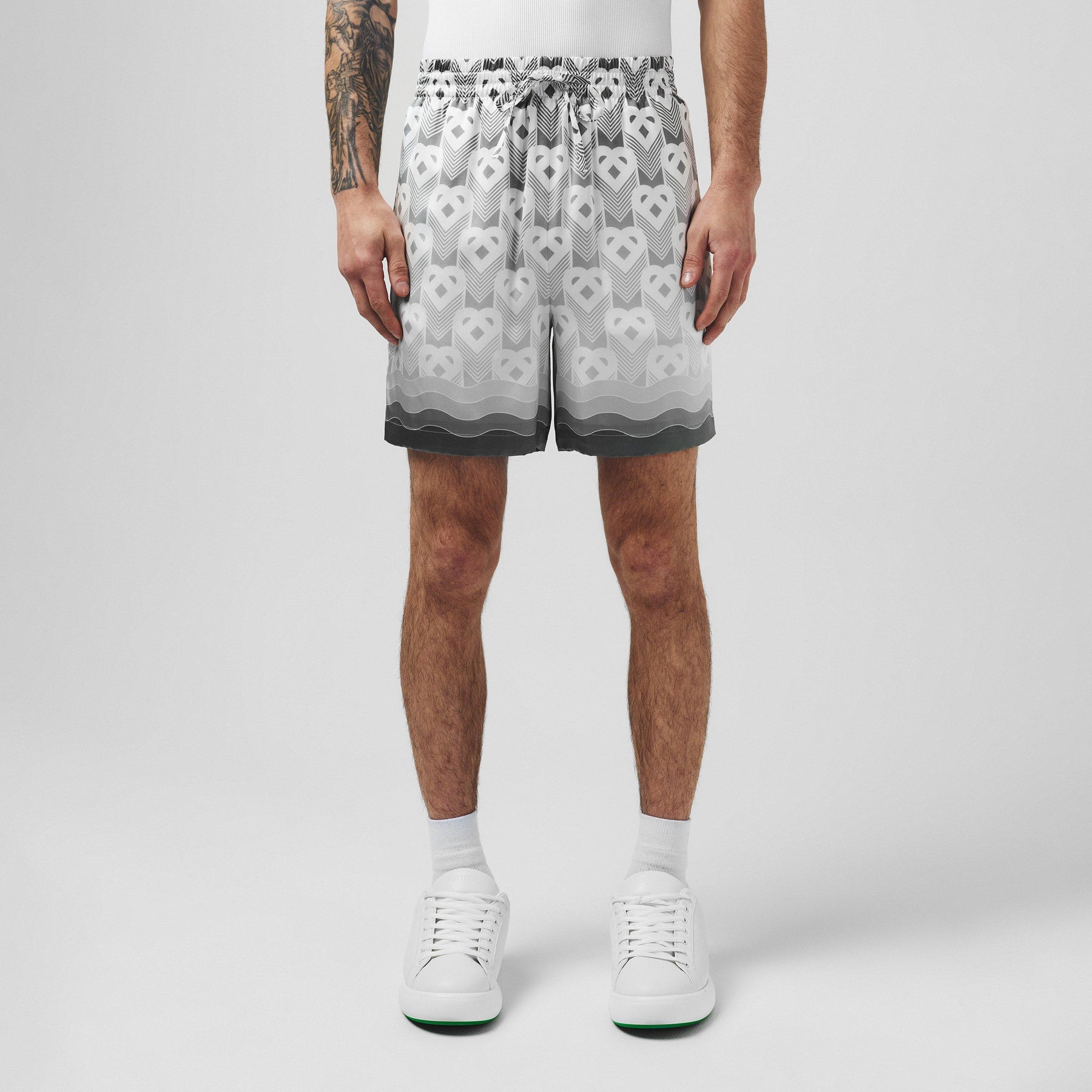 Men's Monogram Silk Shorts