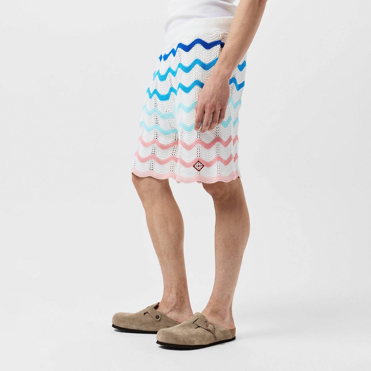 Men's Waves Crochet Shorts