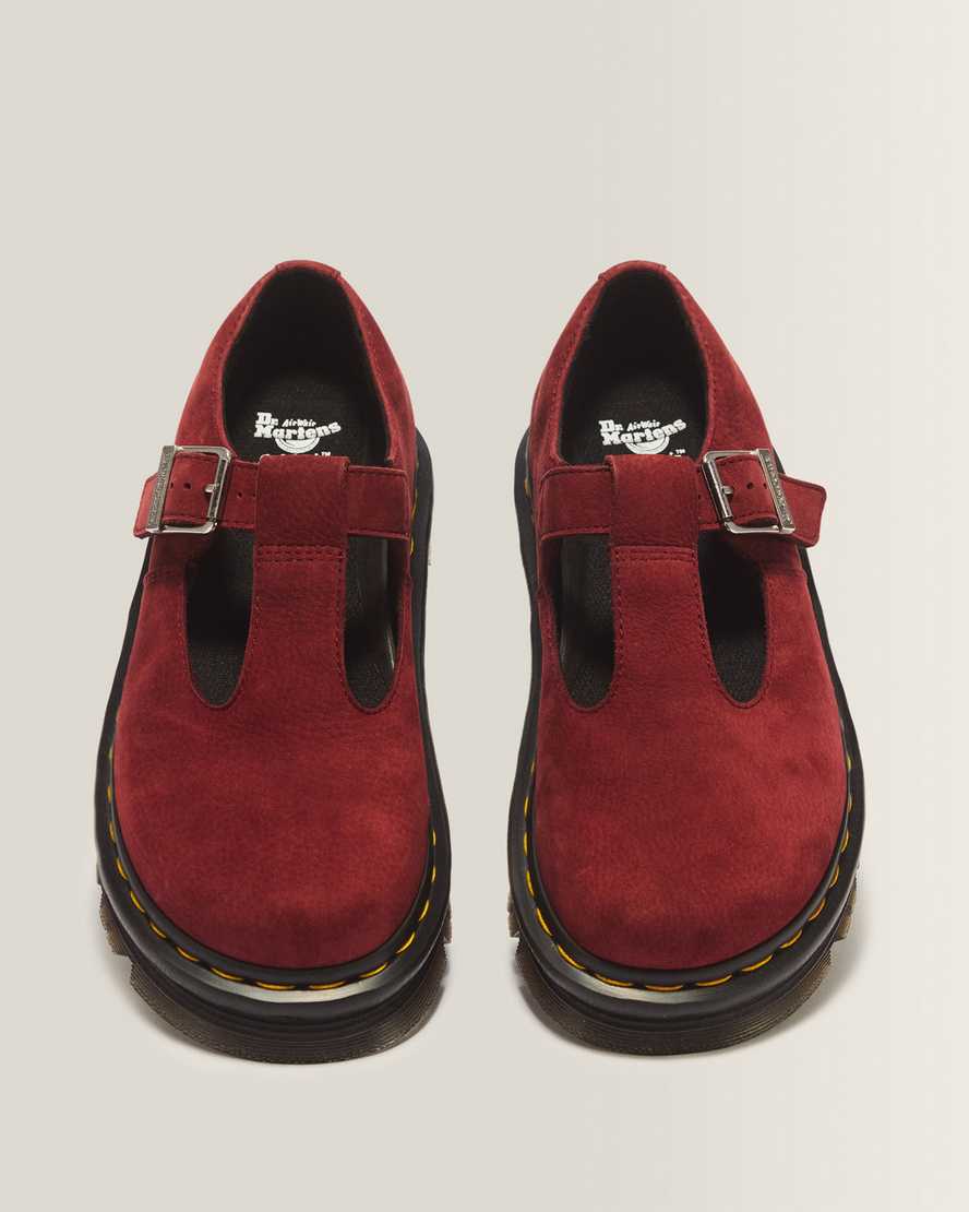 Zebzag Milled Nubuck Mary Jane Shoes