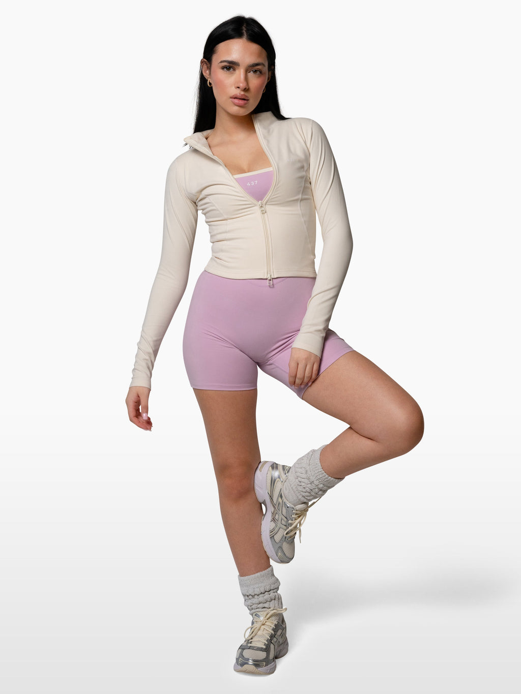 The Shorts Onesie / Parfait-Cream