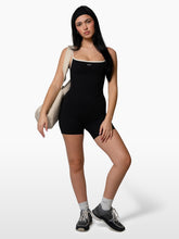 The Shorts Onesie / Black-Cream
