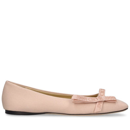 Jimmy Choo Jimmy Choo 10mm Veda linen ballerina flats - Size: UK 7 Flats | Shop From The Mirage