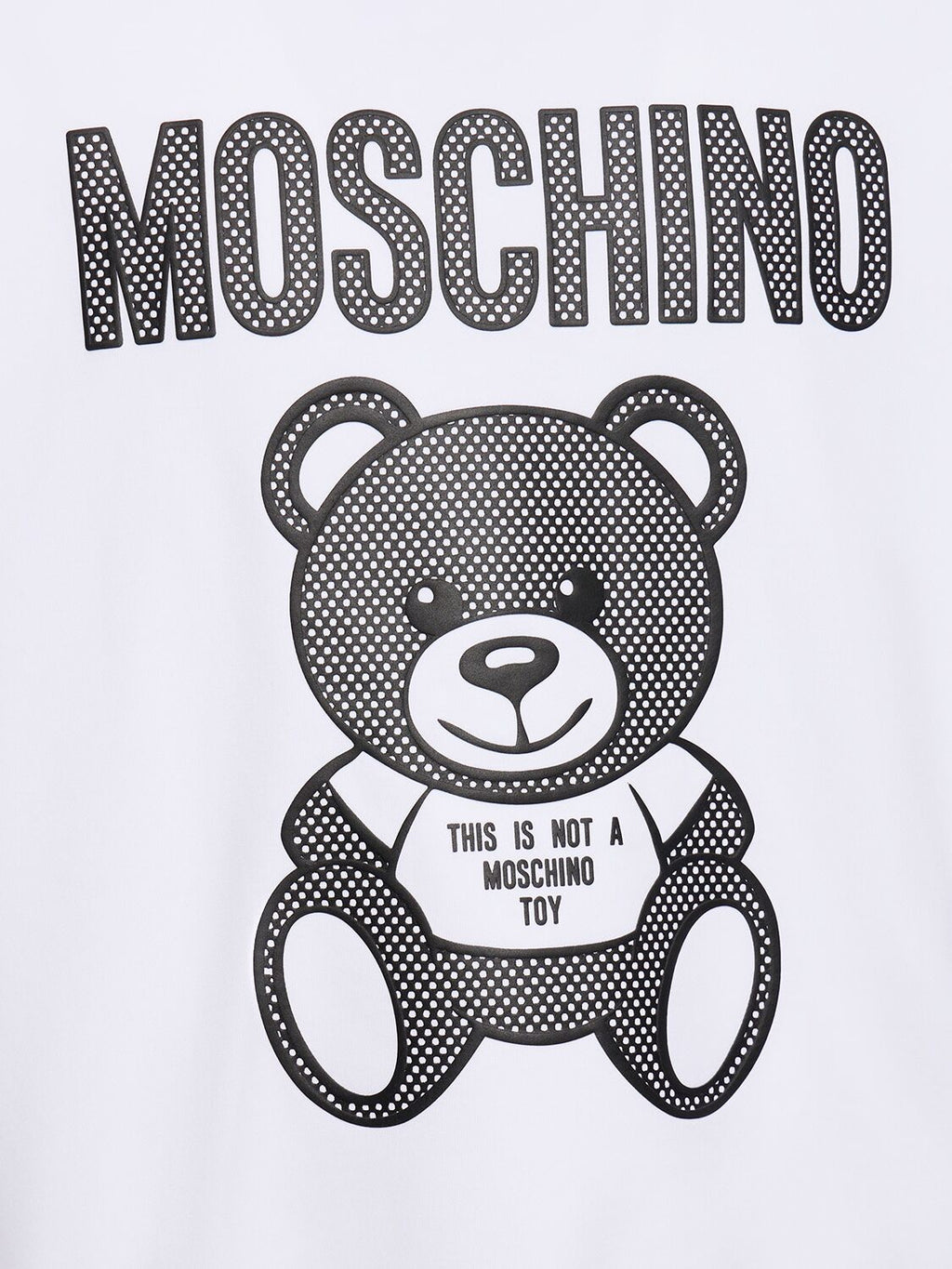 Moschino Moschino Teddy print organic cotton sweatshirt - Size: XL Sweatshirts | Shop From The Mirage