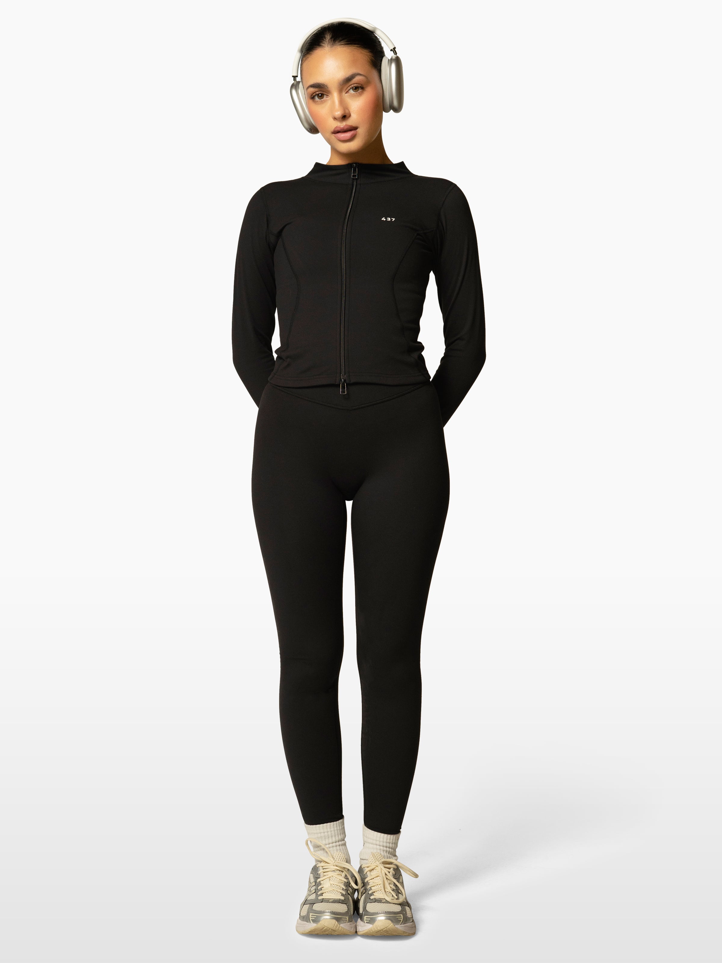 The V Legging / Black