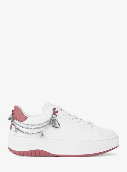 Dottie Embellished Leather Platform Sneaker