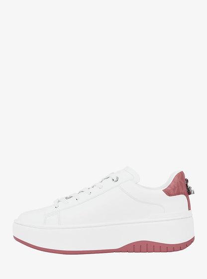 Dottie Embellished Leather Platform Sneaker