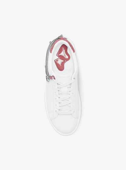 Dottie Embellished Leather Platform Sneaker