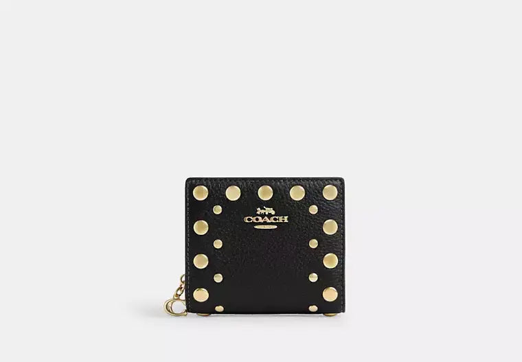 Coach Snap Wallet With Rivets - Wallets | Shop From The Mirage