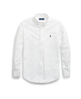Polo Ralph Lauren White Long Sleeve Shirt Custom Fit