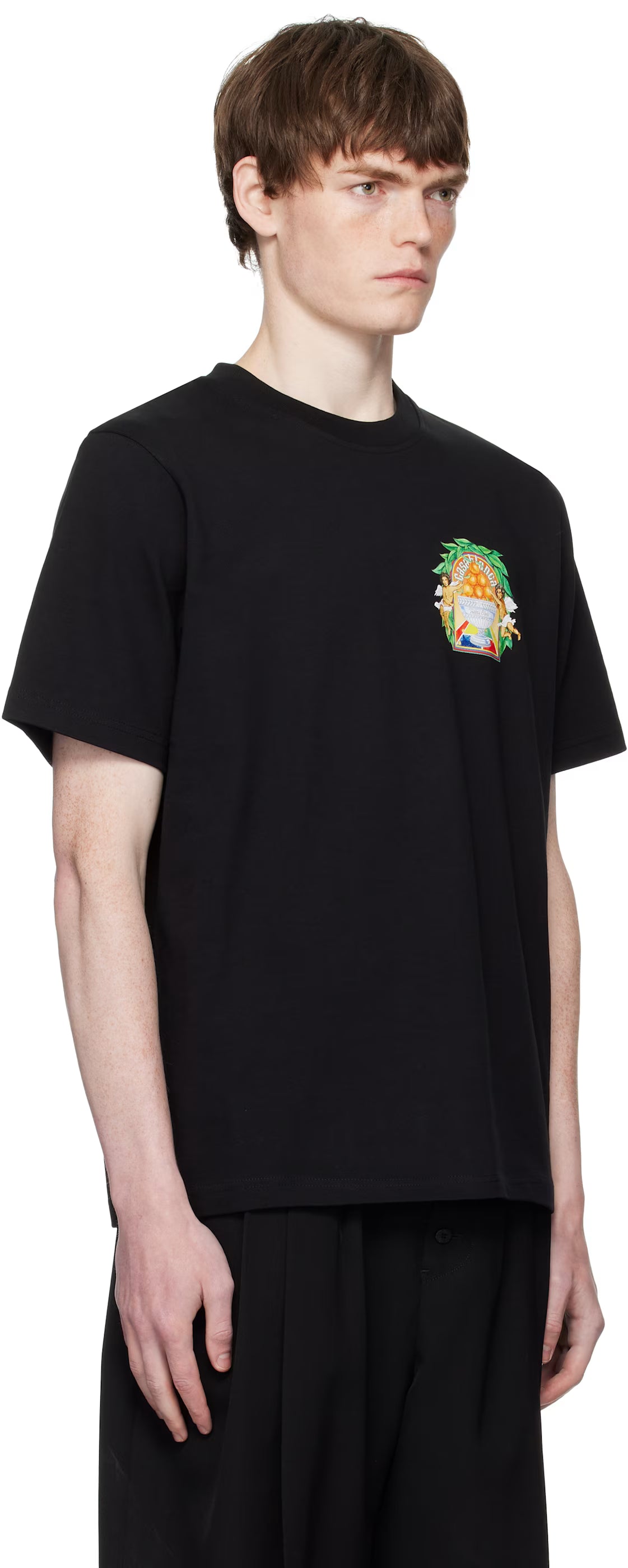 Black Triomphe D'Orange Short-Sleeve T-Shirt