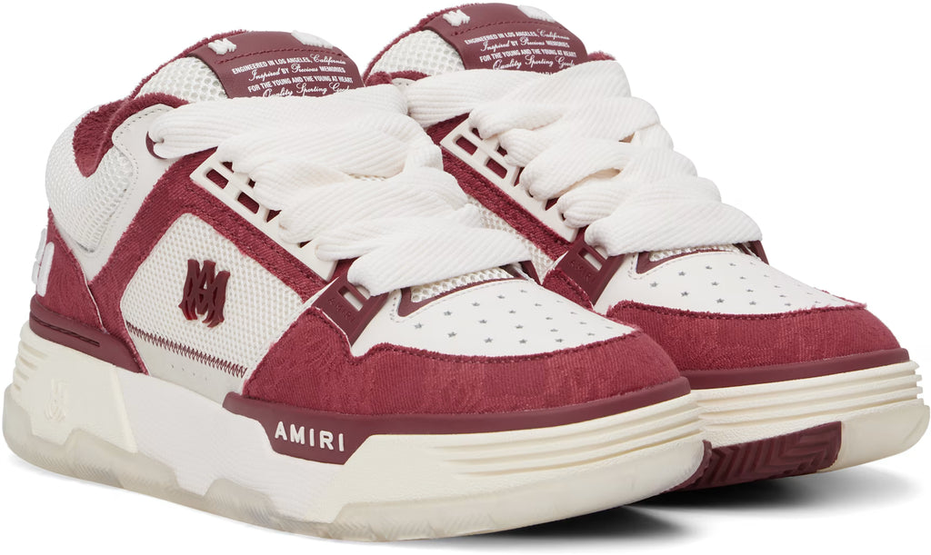 White & Red MA Quad MA-1 Sneakers