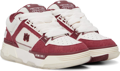White & Red MA Quad MA-1 Sneakers