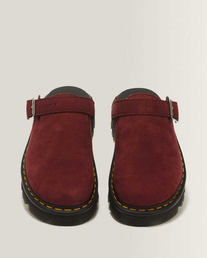 Zebzag Milled Nubuck Mules