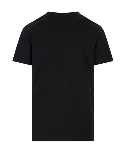 Moschino Black Cotton T-shirt