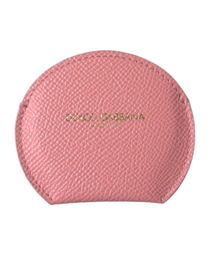 Pink Leather Mirror Holder