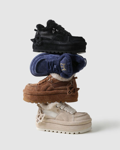 Beau Black Suede