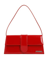 Red Leather Shoulder Bag Stylish Design