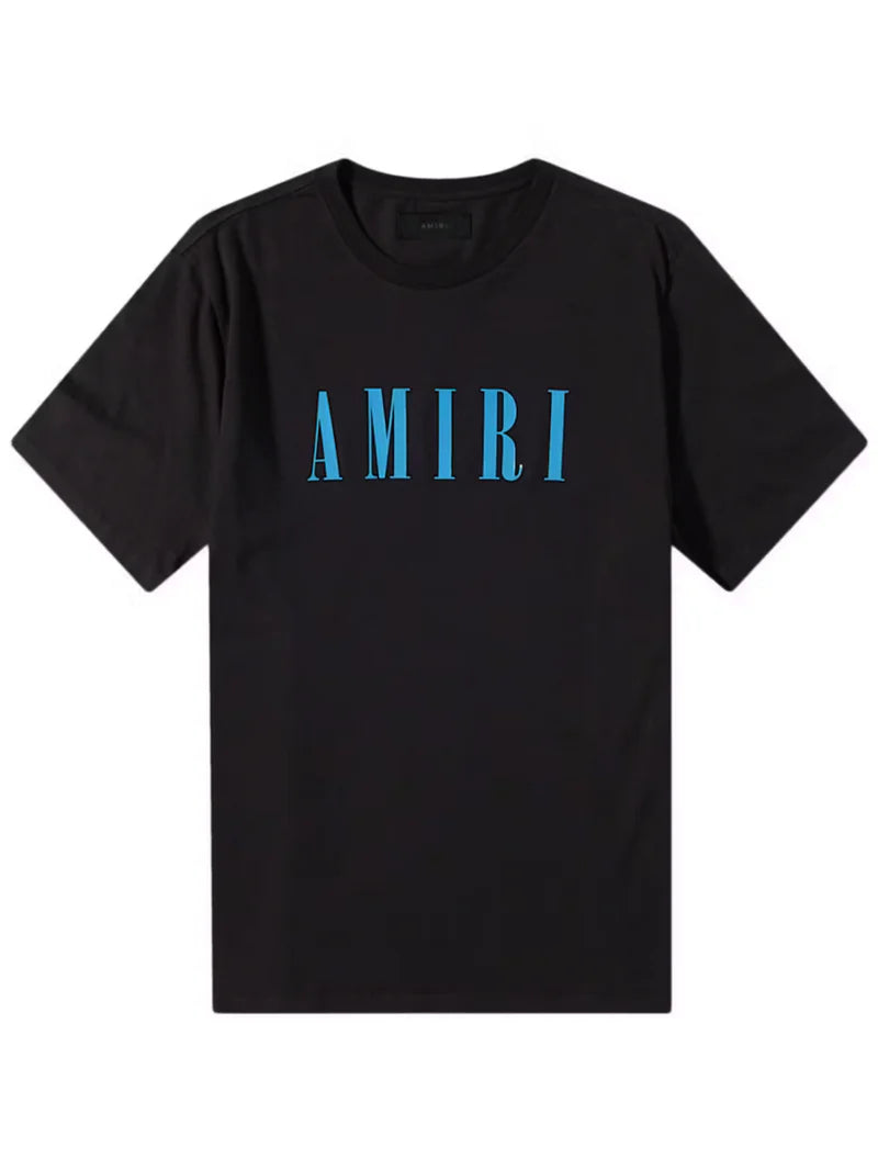 AMIRI CORE LOGO TEE BLACK BLUE