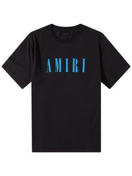 AMIRI CORE LOGO TEE BLACK BLUE