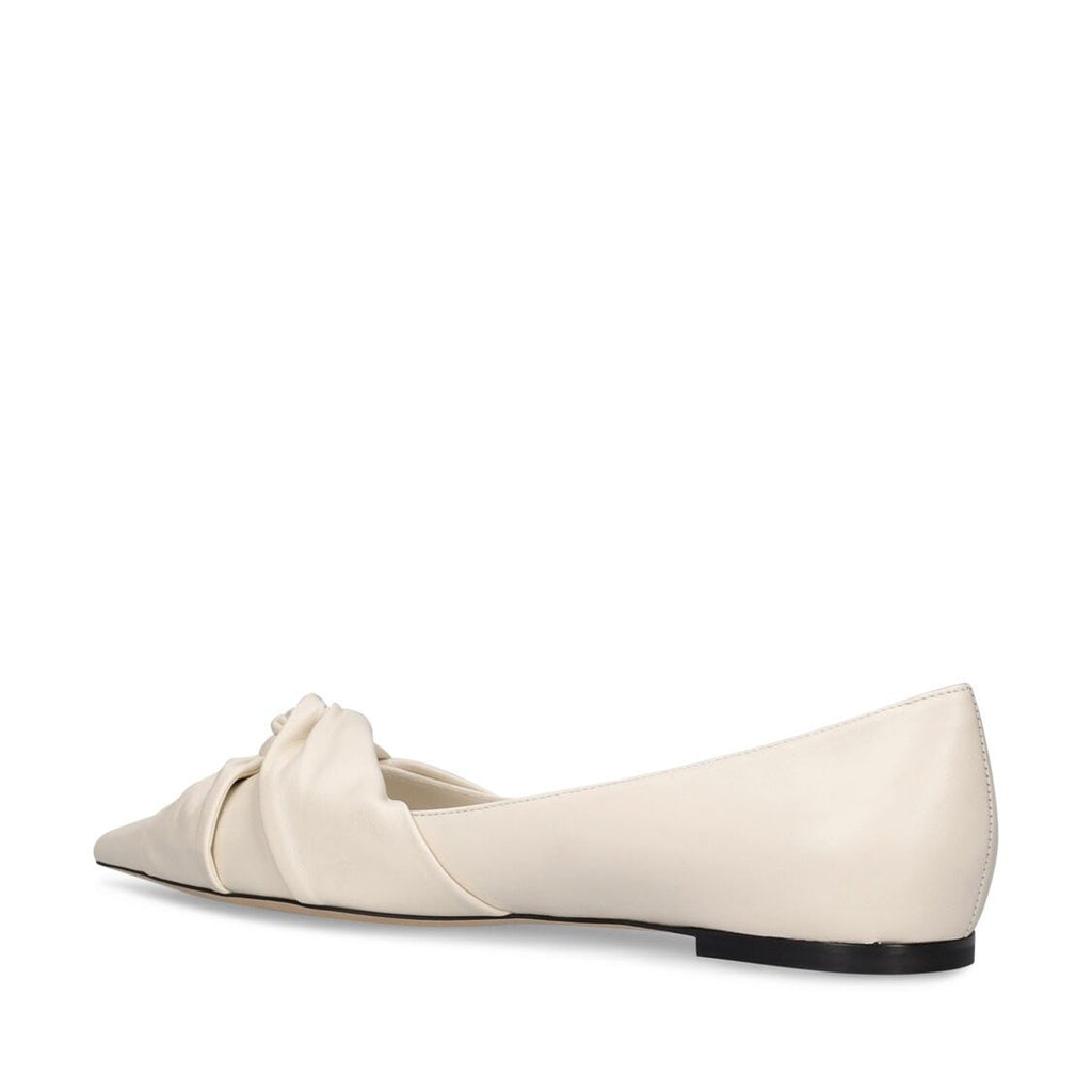 Jimmy Choo Jimmy 10mm Hedera leather ballerina flats - Size: UK 4 Flats | Shop From The Mirage