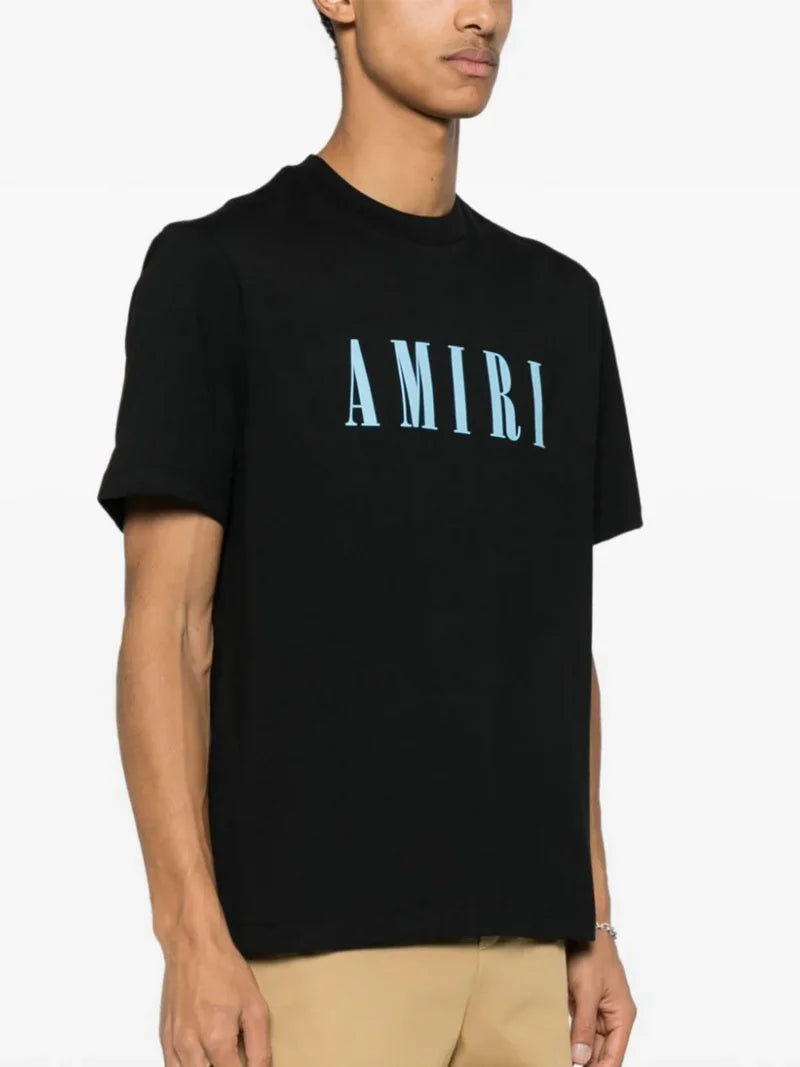 AMIRI CORE LOGO TEE BLACK BLUE