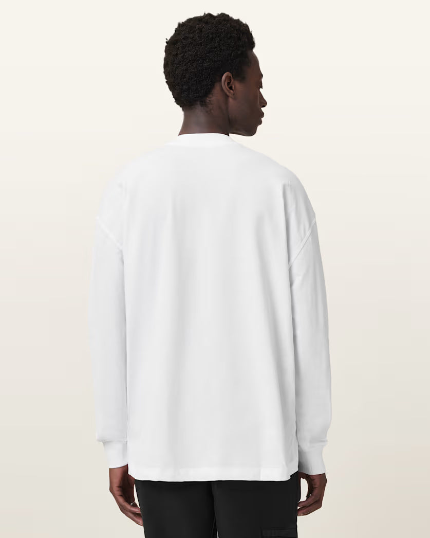 Finn Long Sleeve Crew Neck Oversized T-Shirt