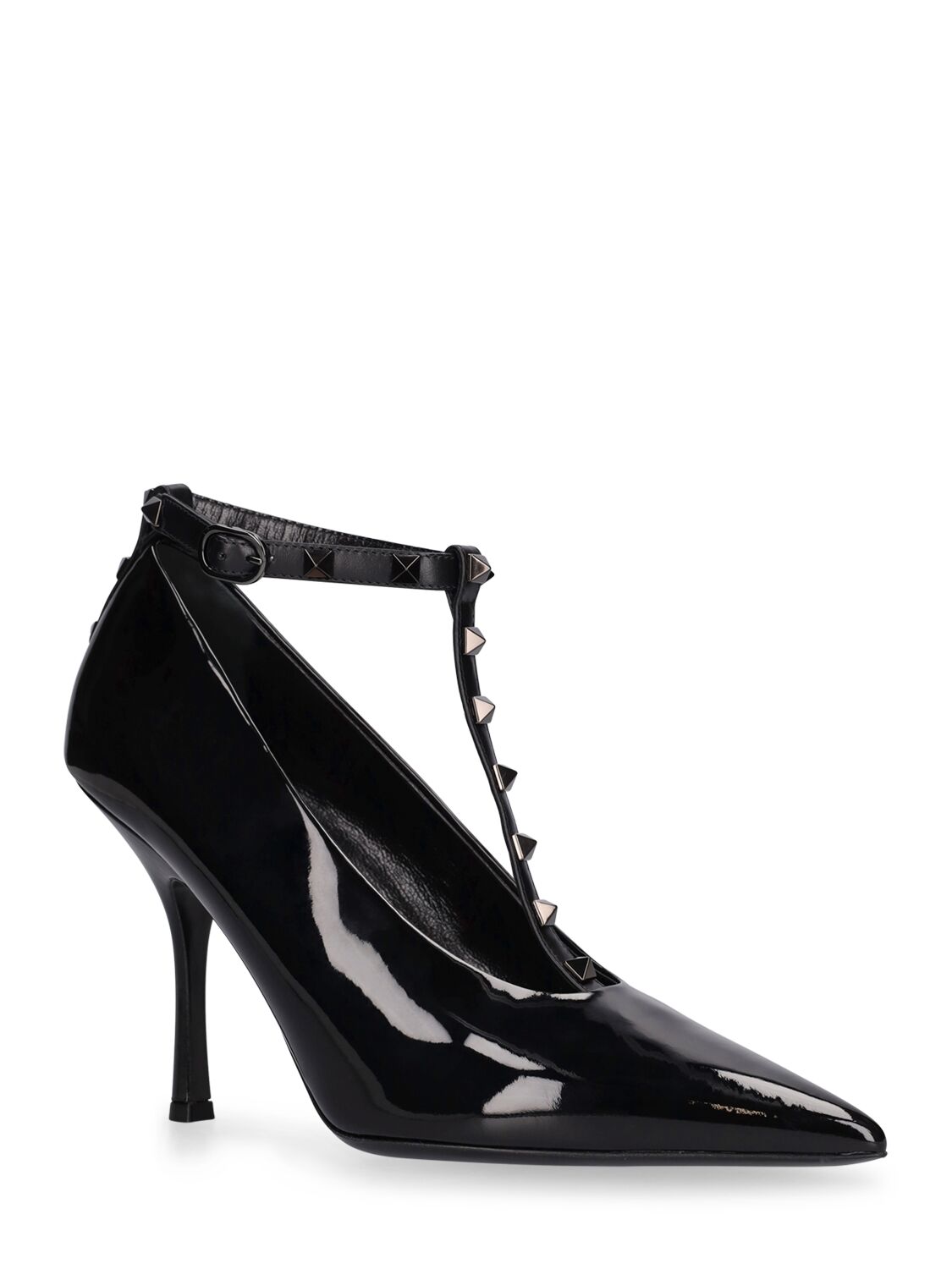 Valentino Garavani Valentino Garavani 100mm Rockstud patent leather pumps - Size: UK 3 Heels | Shop From The Mirage