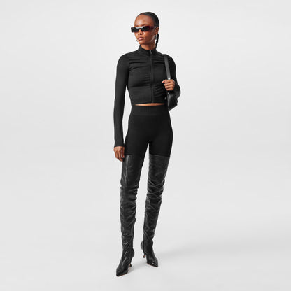 Women's Seamless Zip Jacket, Stylish Design