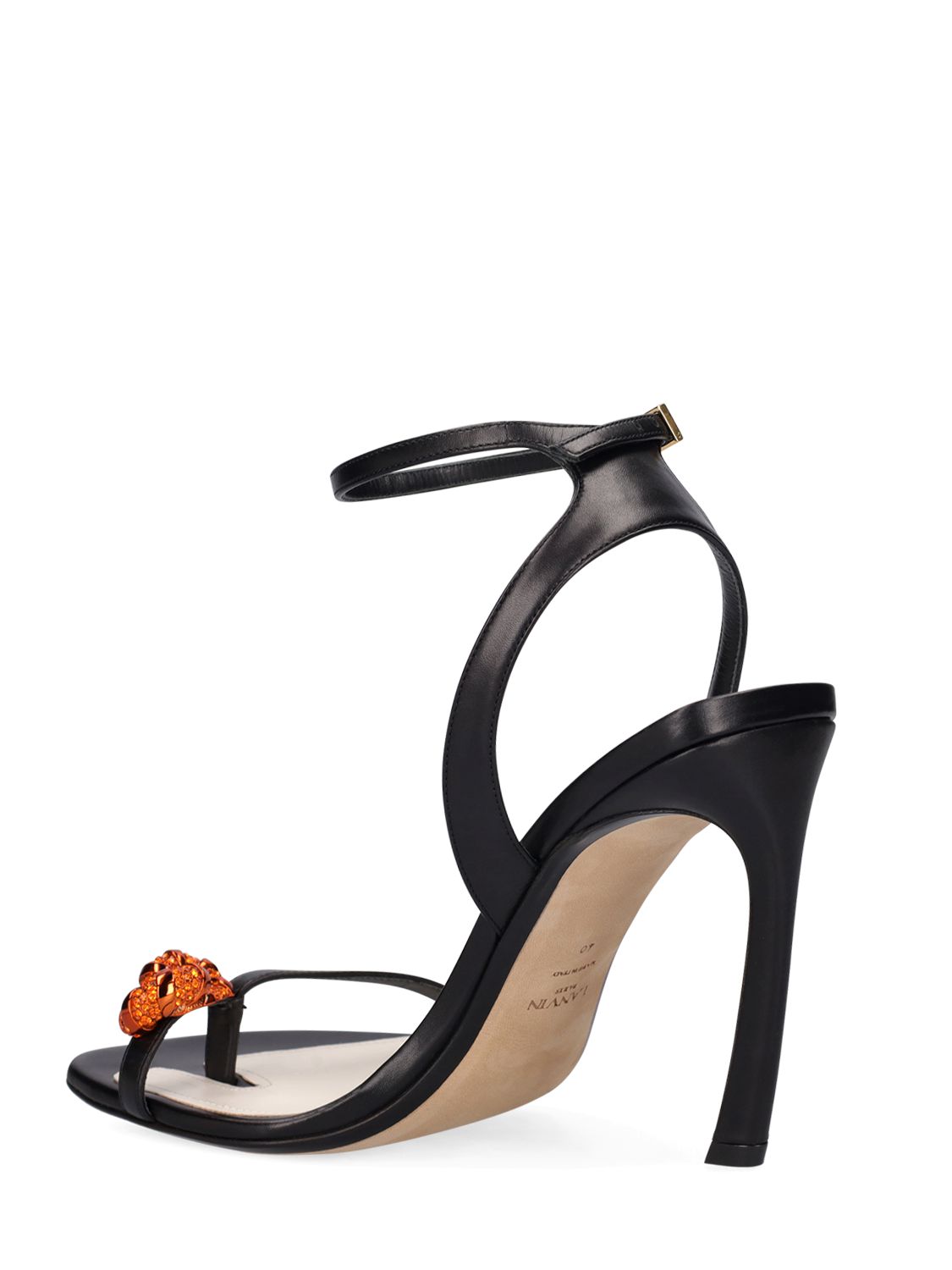 Lanvin Lanvin 95mm Swing leather high heel sandals - Size: UK 3 Heels | Shop From The Mirage
