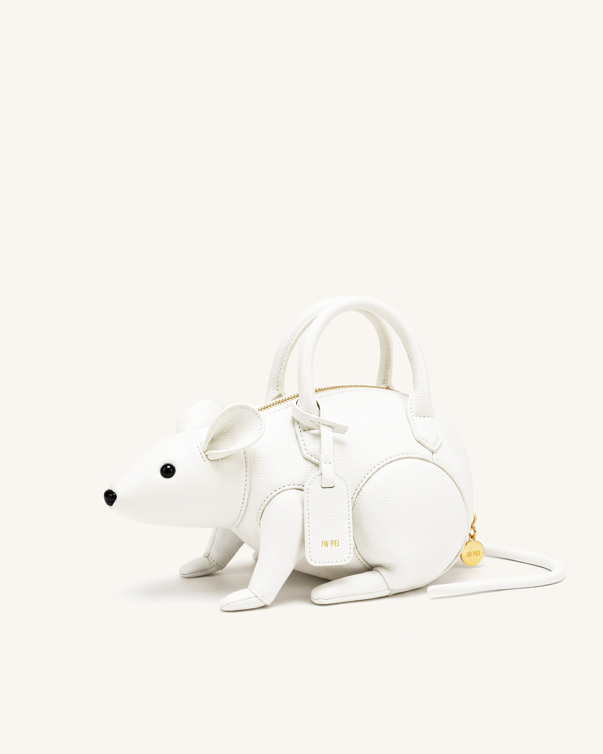 Mia Mouse Top Handle Bag - Gray