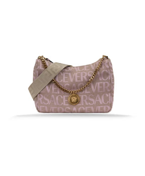 Stylish Women's Shoulder Bag with Leather Trim