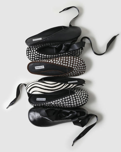 Pippa Black Leather
