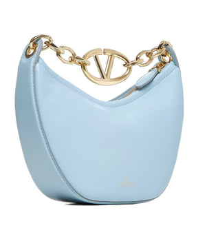 VLogo Moon Small Leather Bag