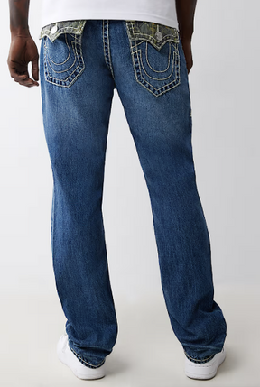 RICKY BUDDHA CAMO SUPER T STRAIGHT JEAN