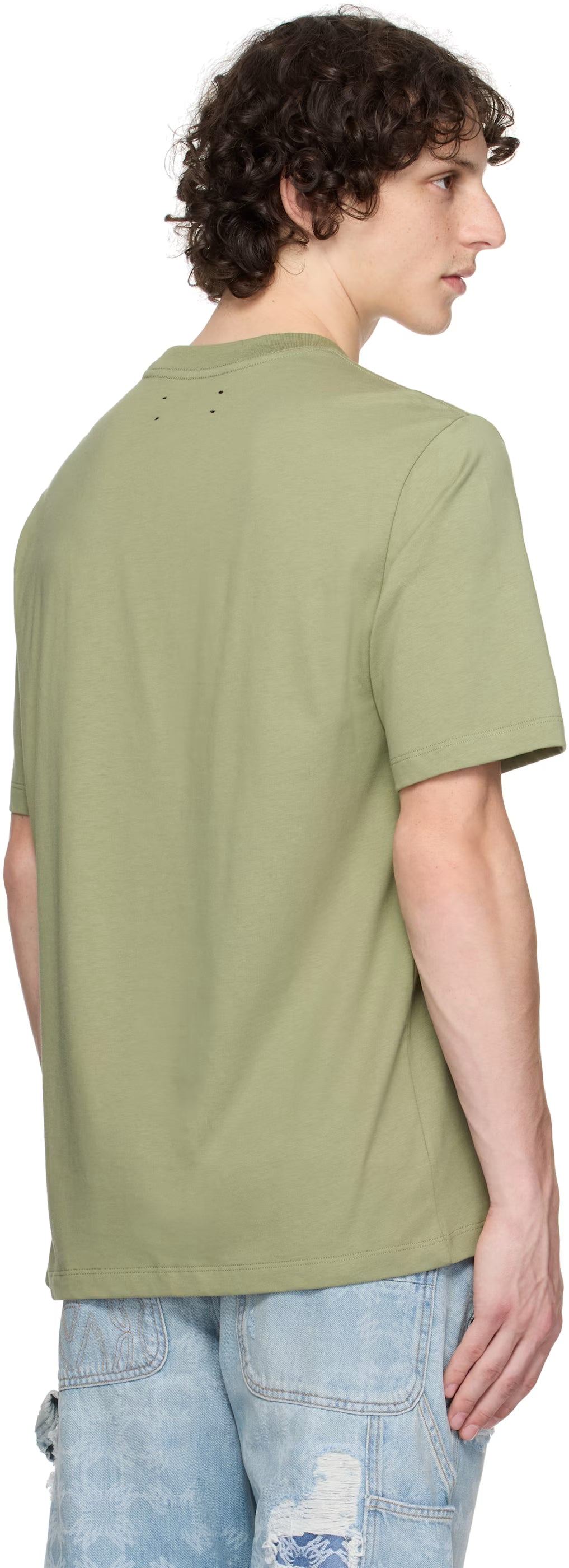 Green 'AMIRI' Stencil T-shirt