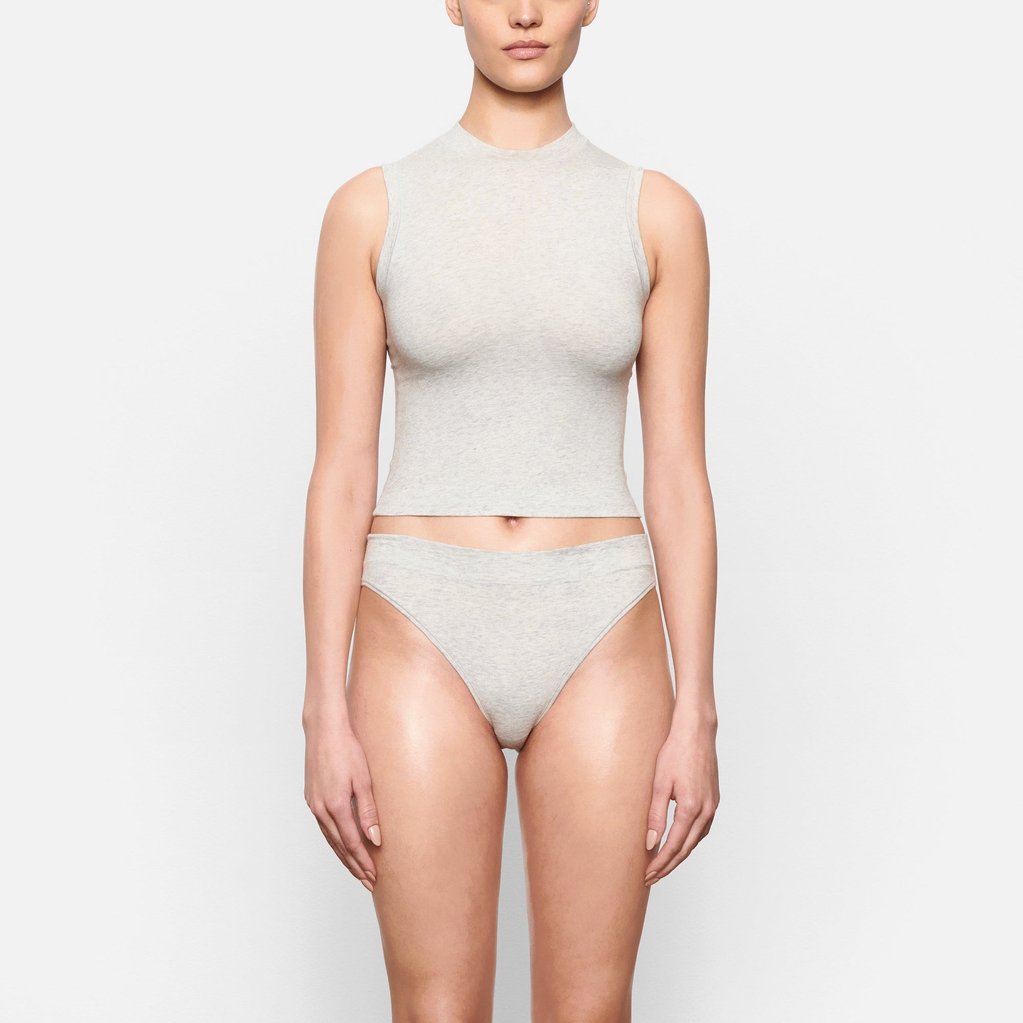 Cotton Jersey Cheeky Tanga
