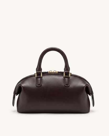 Arlo Top Handle Bag - Dark Brown