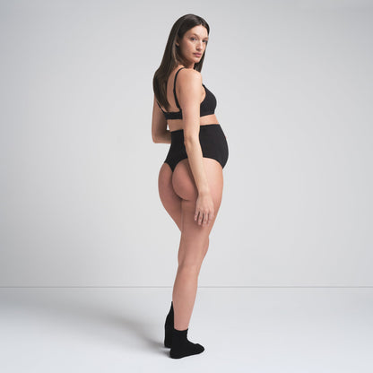 Cotton Jersey Maternity High-waisted Thong