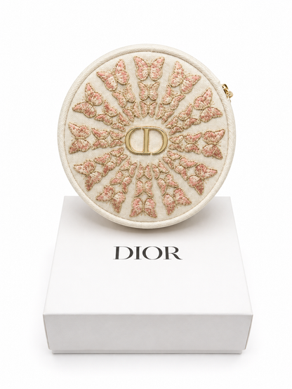 DIOR Beauty Gold Makeup Bag Pouch Case Holiday 2026 New limited edition