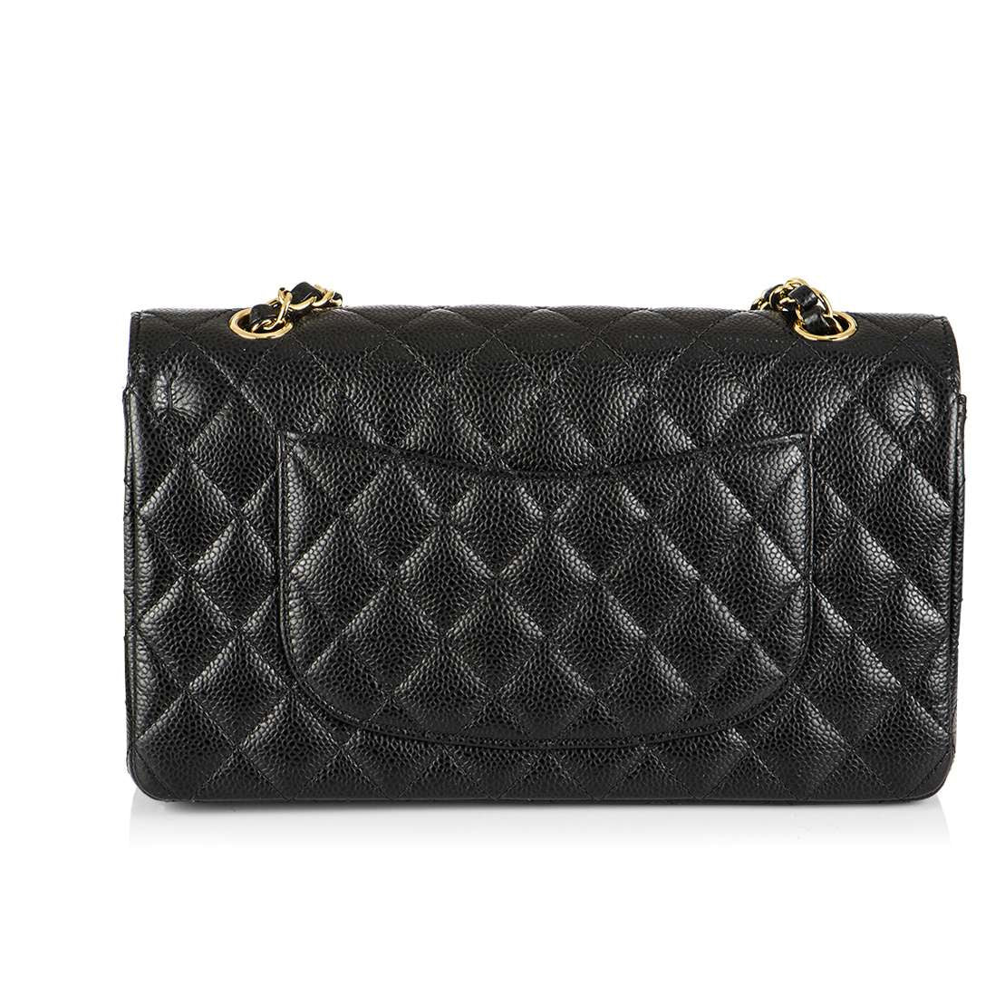 Chanel Black Caviar Medium Classic Double Flap Bag