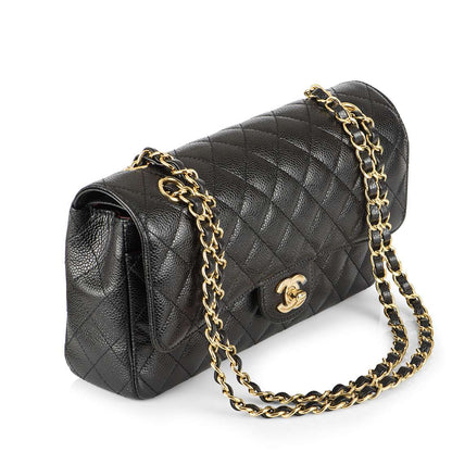 Chanel Black Caviar Medium Classic Double Flap Bag