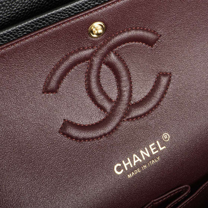 Chanel Black Caviar Medium Classic Double Flap Bag