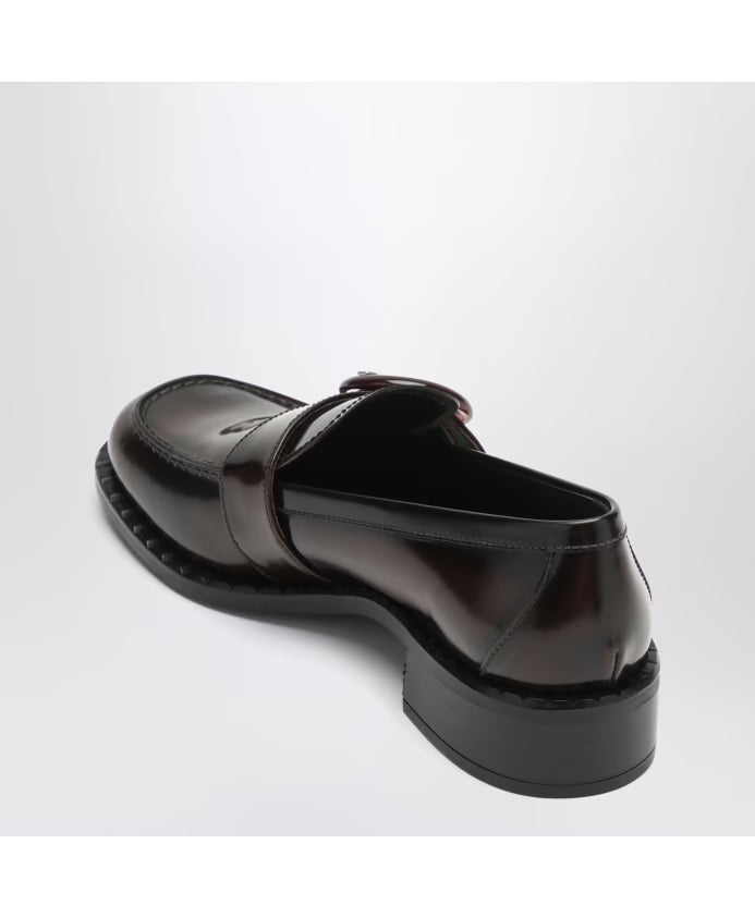 Prada Brown Mocassino Sandals