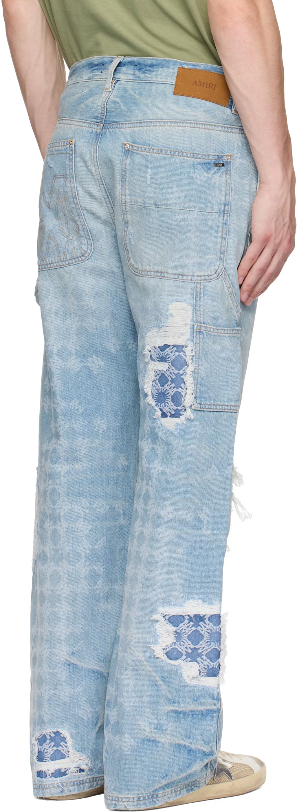 Blue Repair Carpenter Jeans