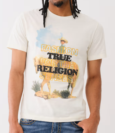 EMBROIDERED COWBOY TEE